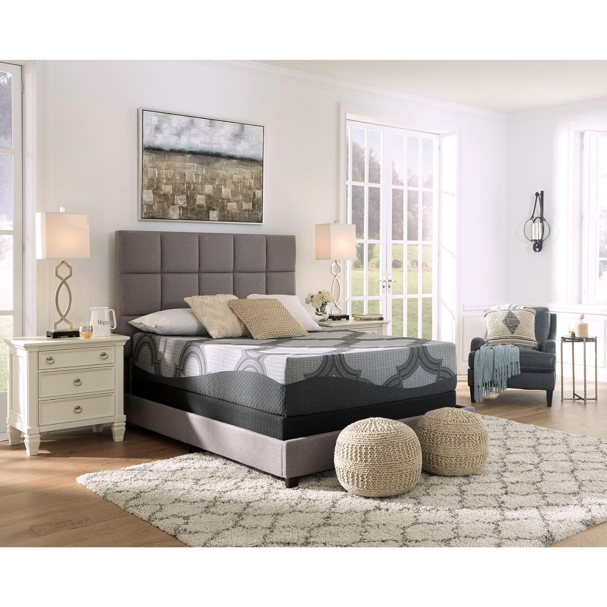 ASHLEY - Colchón 2 plazas 12 Inch Ashley Hybrid W2