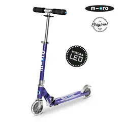 MICRO - Scooter Sprite LED Azul, Niños 6 años en adelante