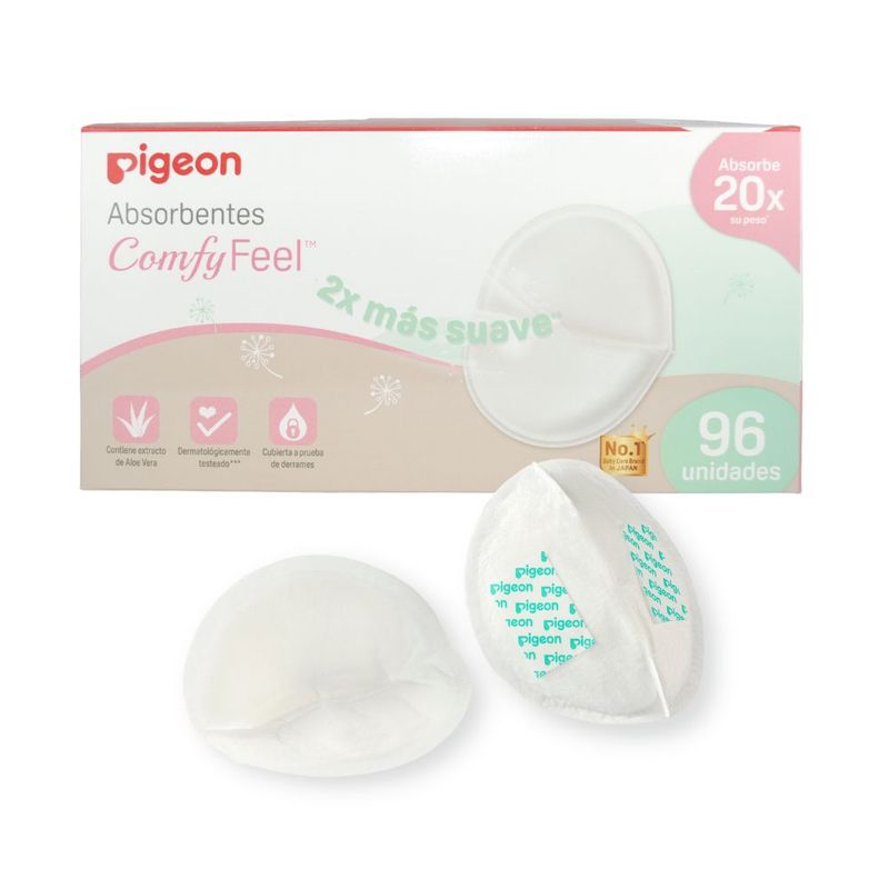 PIGEON - Absorbente de leche COMFY FEEL 48 unid.