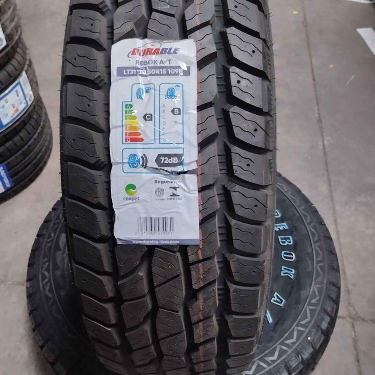 DURABLE - NEUMATICO 31X10.5 R15 DURABLE REBOK AT 109R 6PR