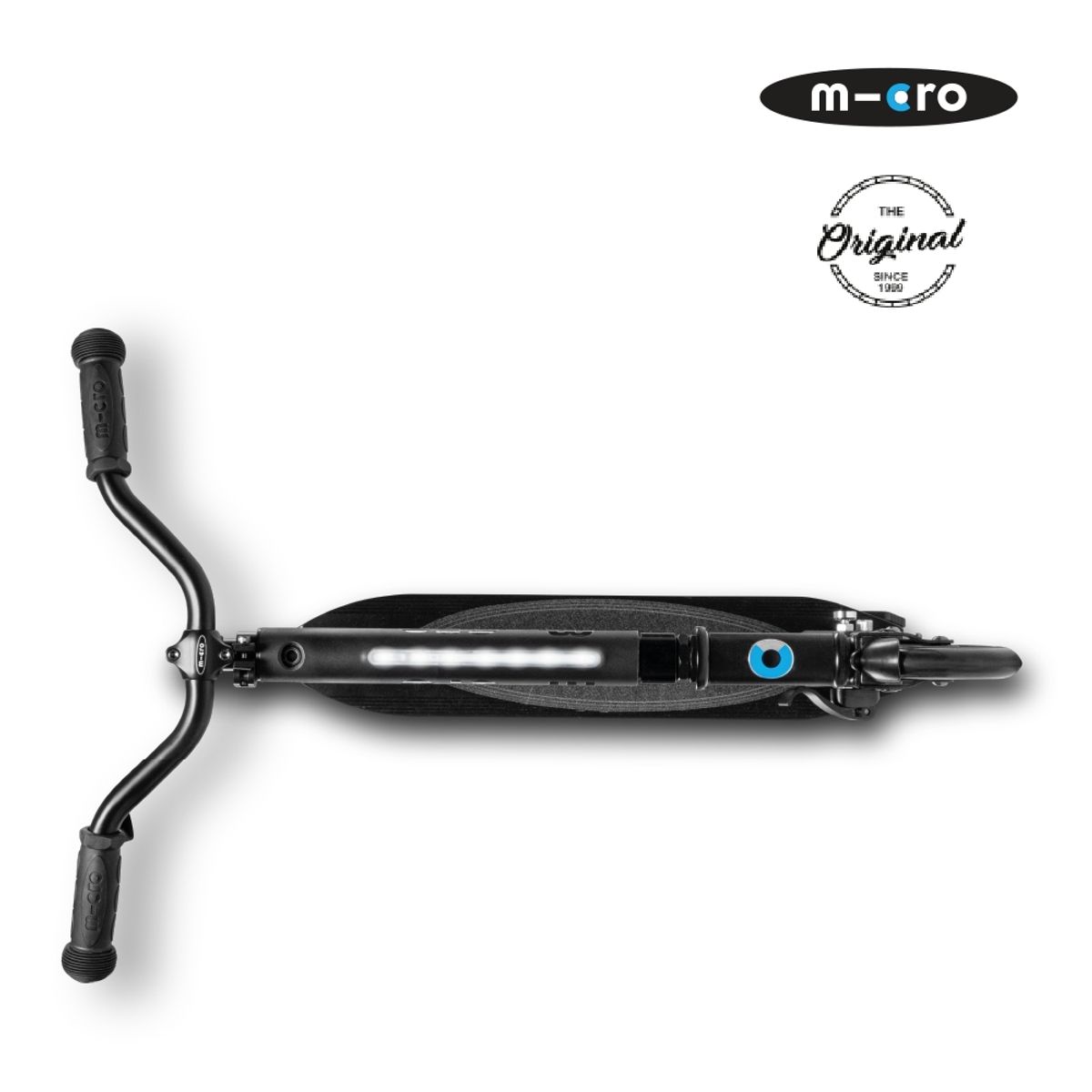 MICRO - Scooter Micro Sprite Deluxe Negro,Niños 8 años en adelante