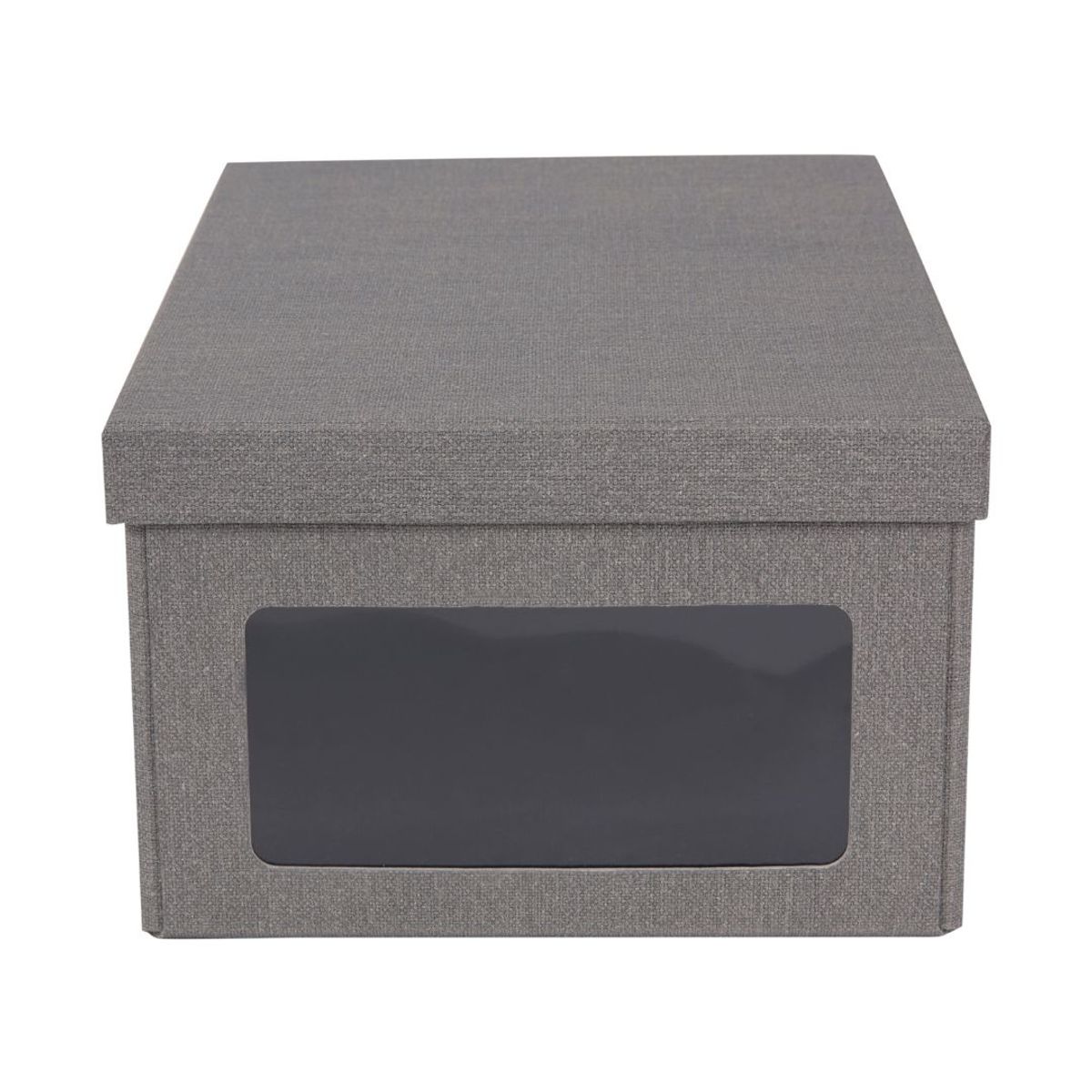 BIGSO - Caja Organizadora Zapatos Bertil Canvas Gris Bigso®