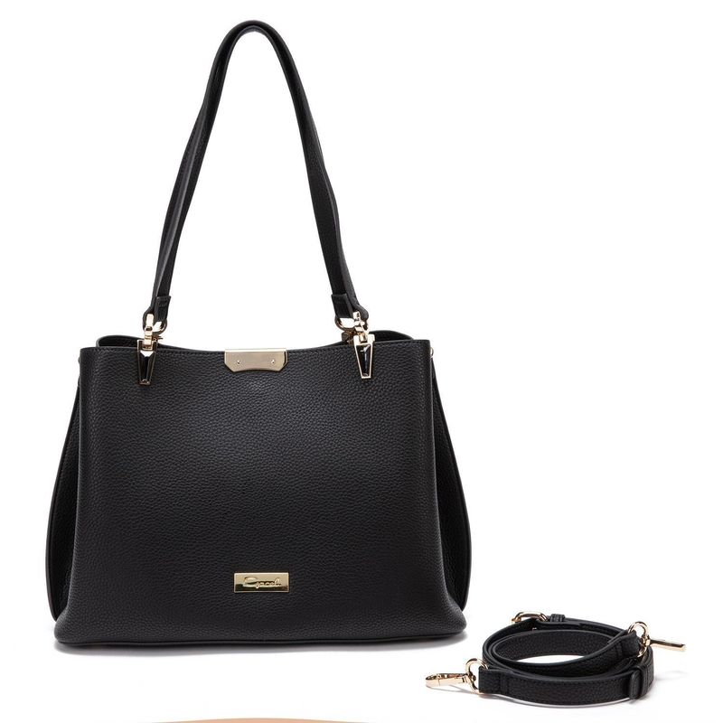 GACEL - Cartera - Dos Asas Grande - Gacel - Negro