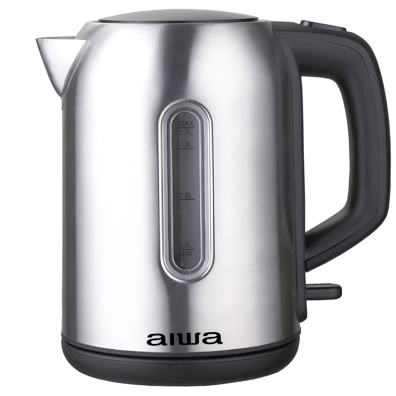 AIWA - Hervidor de Acero Inoxidable Tipo Tetera Aiwa 1.7L /2200W GR - Gris