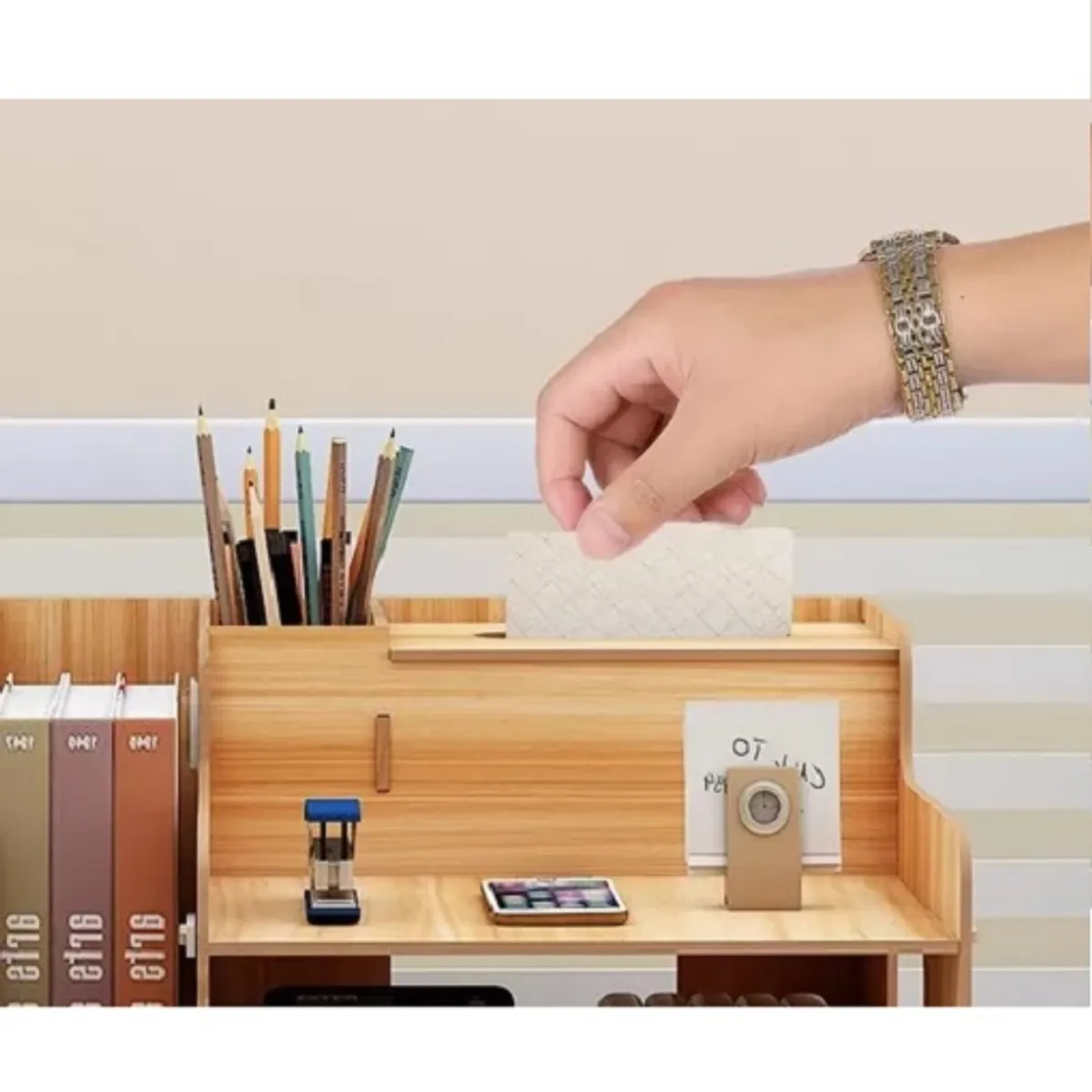 CRUSEC - Organizador Caja de Almacenamiento de Archivos Oficina