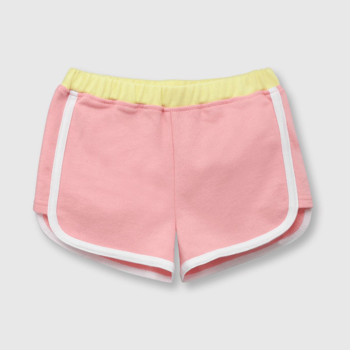 COLLOKY - Short de bebé niña bloques dark rose (3 a 36 meses)
