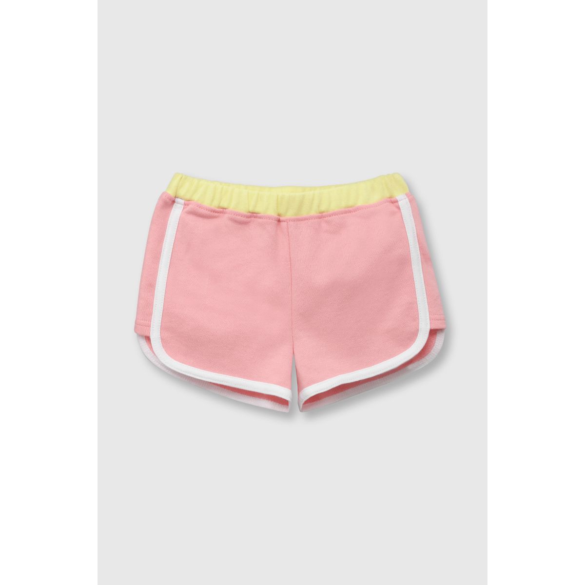 COLLOKY - Short de bebé niña bloques dark rose (3 a 36 meses)