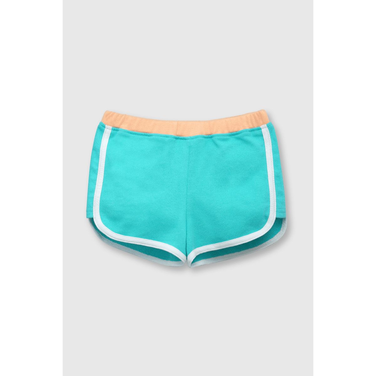 COLLOKY - Short de bebé niña bloques turquesa (3 a 36 meses) 24 meses