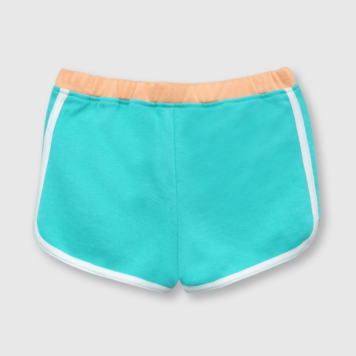 COLLOKY - Short de bebé niña bloques turquesa (3 a 36 meses) 24 meses