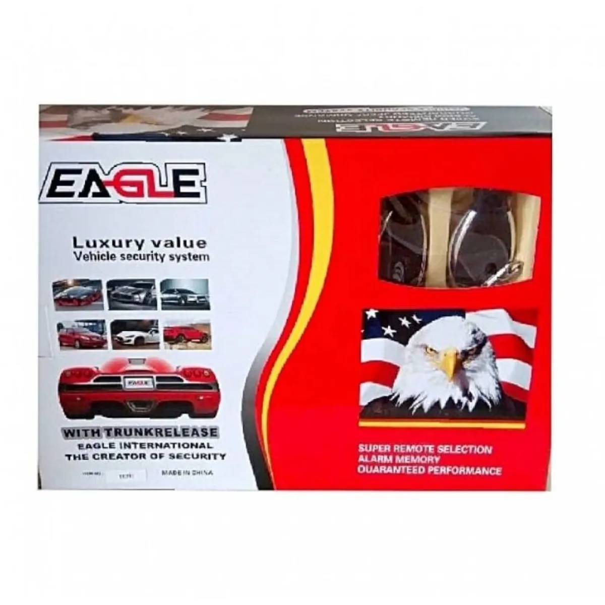 GENERICO - Sistema de Alarma para Vehiculo Eagle Car Alarm Antirrobo