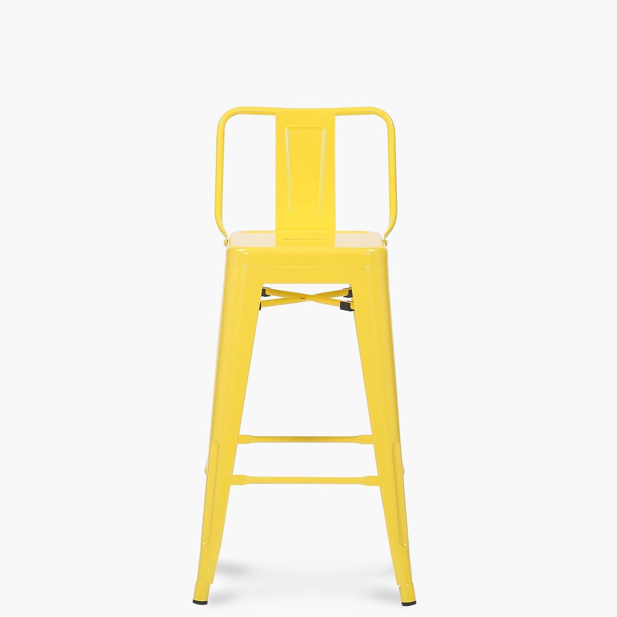 FORM DESIGN - Pack 4 Taburetes Tolix con respaldo Tolix 67 Amarillo Form