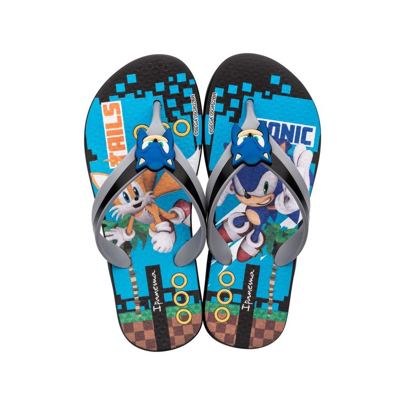 IPANEMA - Sandalia Infantil Negro Sonic Speed 489 Ipanema