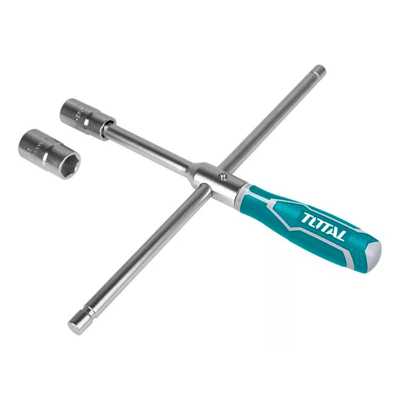 TOTAL TOOLS - Llave Rueda Cruz Auto 17 - 19 - 21 - 23mm Total