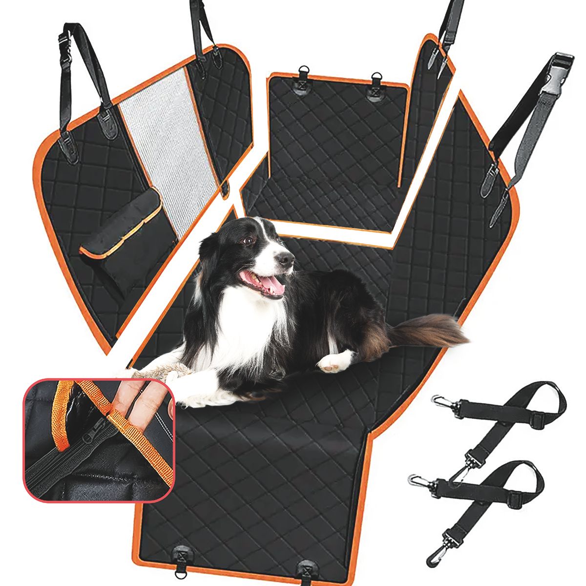 THE DUKE COMPANY - Cubre Asiento Auto Para Mascotas Funda Cobertor Duke 5 en 1