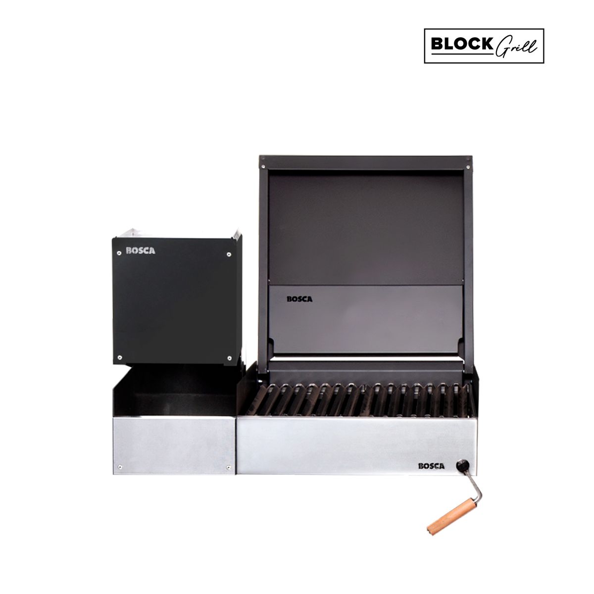 BOSCA - Pack Parrilla para Quincho Leñero 250 + Block 500