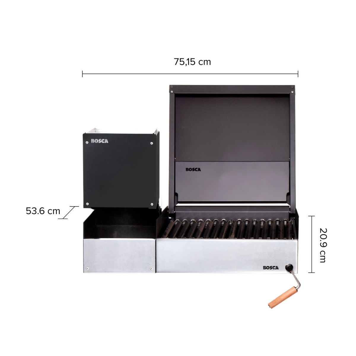 BOSCA - Pack Parrilla para Quincho Leñero 250 + Block 500