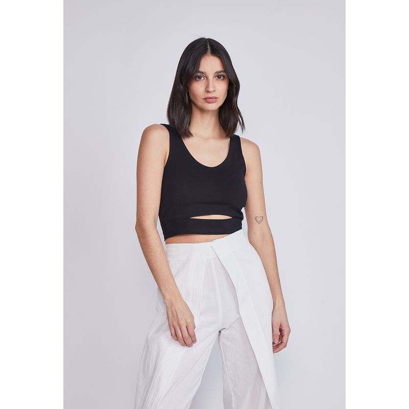 SIOUX - Peto Mujer Apertura Delantera Negro Sioux