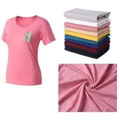 AGW - Pack 3 Poleras Bambú Mujer Manga Corta
