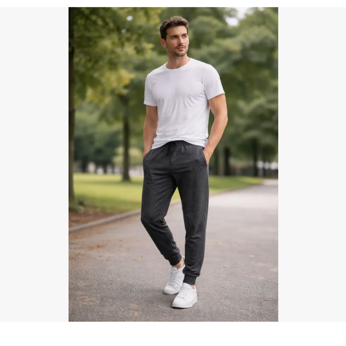 GENERICO - Pack 3 Pantalones Buzo Hombre Sin Polar. Con Puño Deportivo