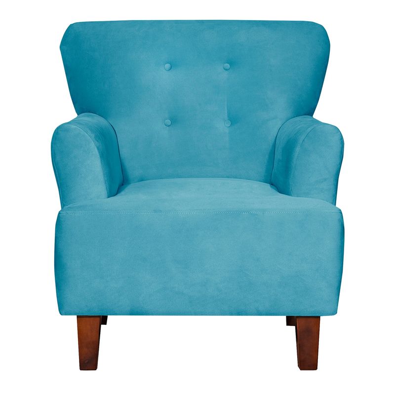 MASEL - Sillon  1c York Felpa calipso  75x55x95