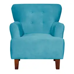MASEL - Sillon 1c York Felpa calipso 75x55x95