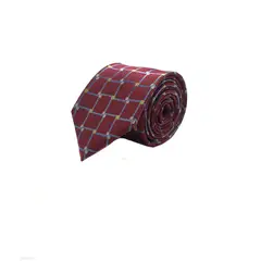 TOPWOLF - Corbata Seda Diseño Fantasía Rojo 8cm