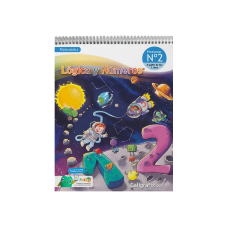 CALIGRAFIX - Caligrafix Cuaderno Logica y Numeros N° 2 - Kinder