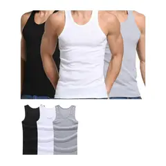 AGW - Pack 3 Poleras Musculosas Hombre