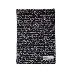 GENERICO - Funda acolchada para libros Kemilü - Diseño Caligrafía