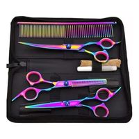 Juego De Tijeras Para Aseo De Perros Mascotas Profesional.