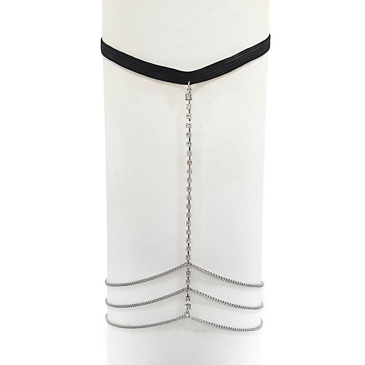 GENERICO - Cadena  Accesorio  Liguero Para Pierna Estilo