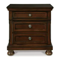 Velador Porter 3 cajones