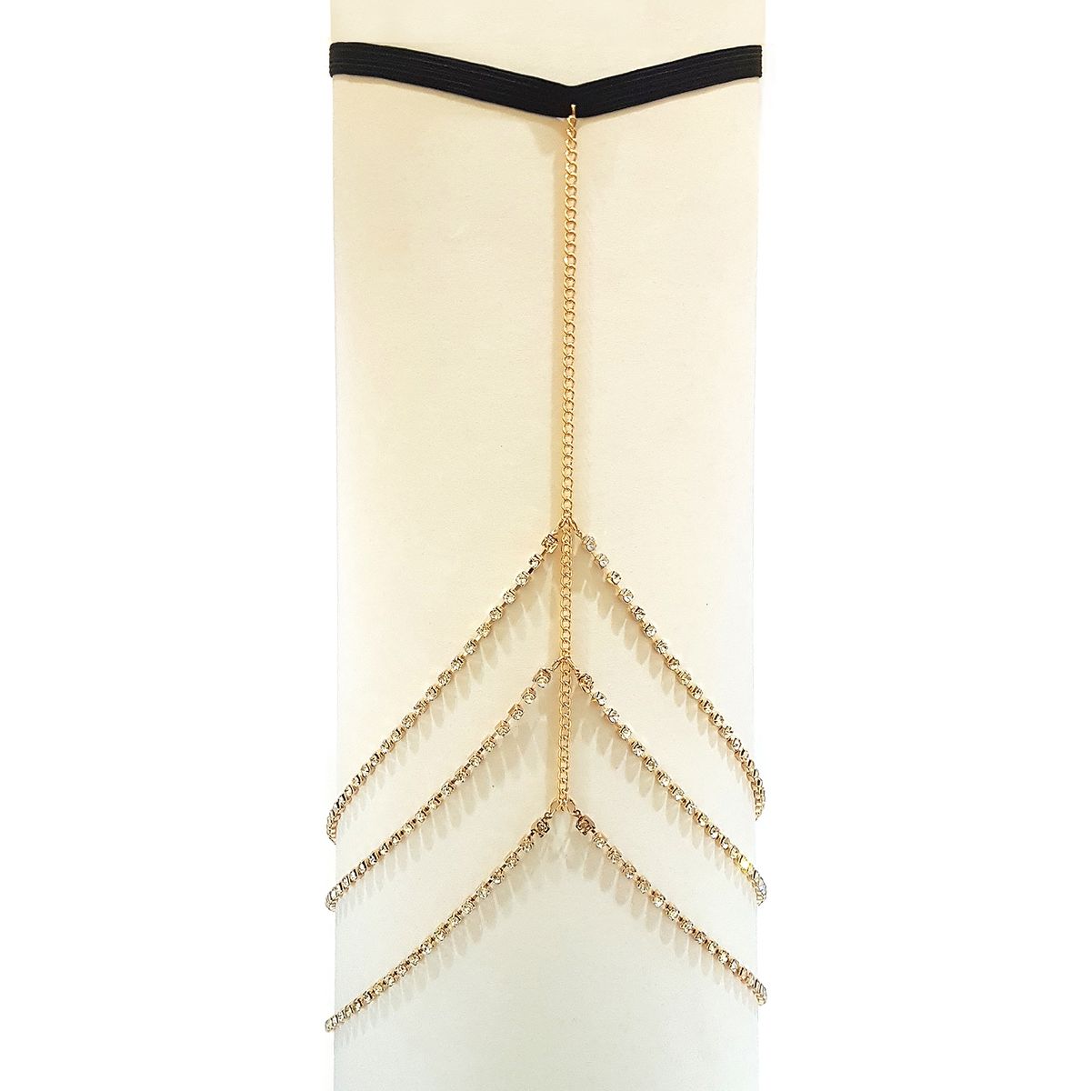 GENERICO - Cadena  Accesorio  Liguero Para Pierna Elsa