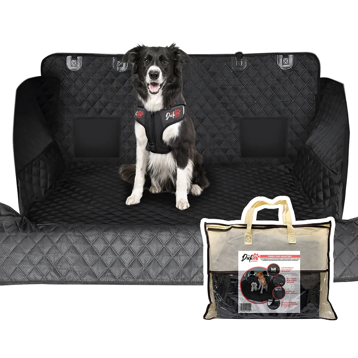 THE DUKE COMPANY - Funda Cobertor Maletero Auto Para Mascotas Duke Asiento