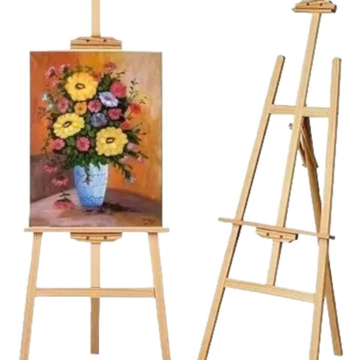GENERICO - Atril Caballete Ajustable De Madera Para Pintar 150cm