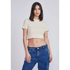 SIOUX - Polera Mujer Canuton Roullet Crudo