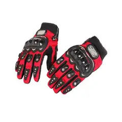 GENERICO - Guantes protectores para motociclista dedo completo
