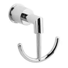 STRETTO - Percha Gancho Colgador Doble Toalla Stella Cromo