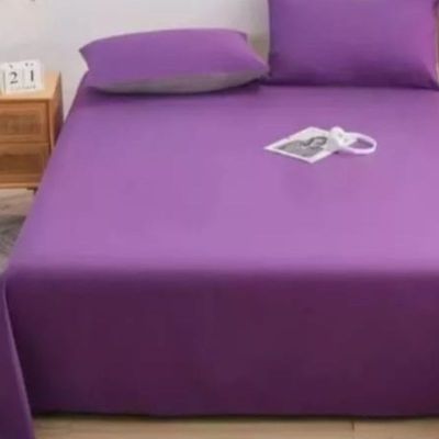 Imagen 2 del producto Juego De Sábanas Plaza y Media Algodón Morado