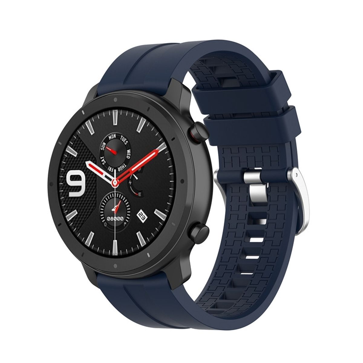 GENERICO - Correa Para Watch Samsung 46mm  Huawei 22mm  Xiaomi  Azul
