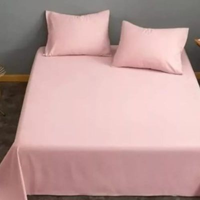 Imagen 2 del producto Juego De Sábanas Algodón Plaza y Media Rosado