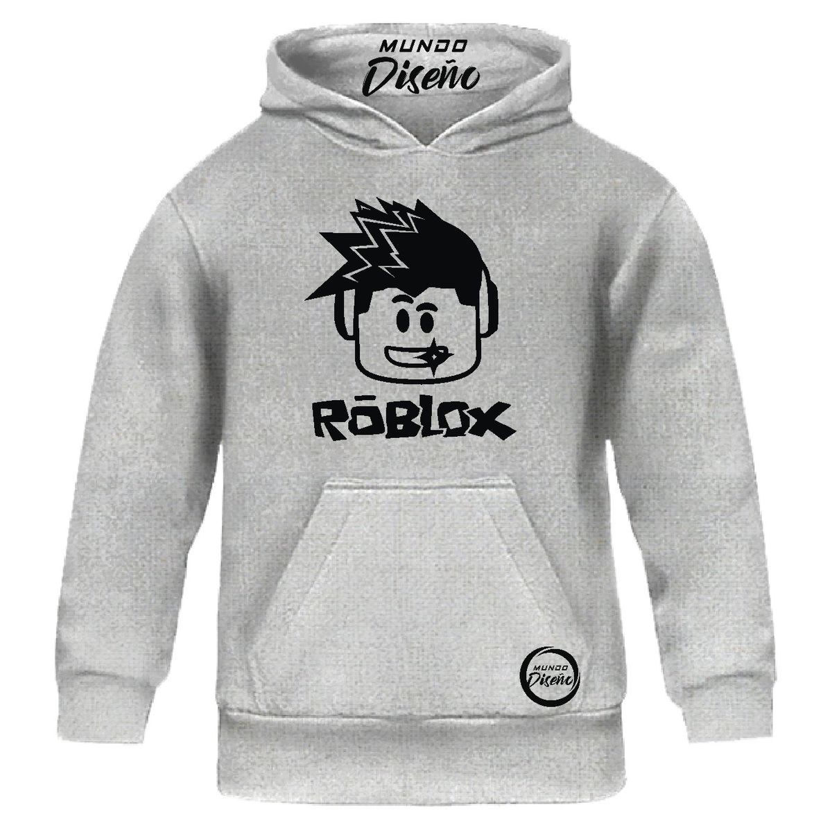 MDC - Mdc poleron de niño cerrado con capucha roblox rostro