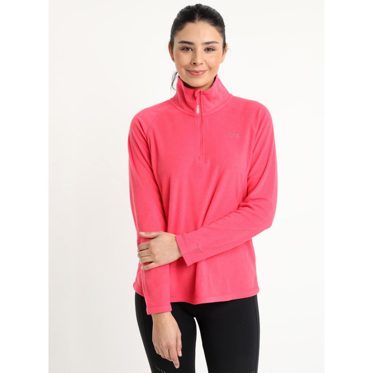 KANNU - Polar Valle De La Luna Half Zipper Mujer Fucsia KANNU