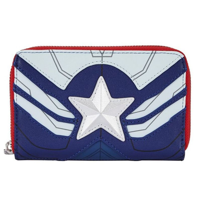 LOUNGEFLY - Billetera Loungefly Marvel Falcon Captain America Cosplay