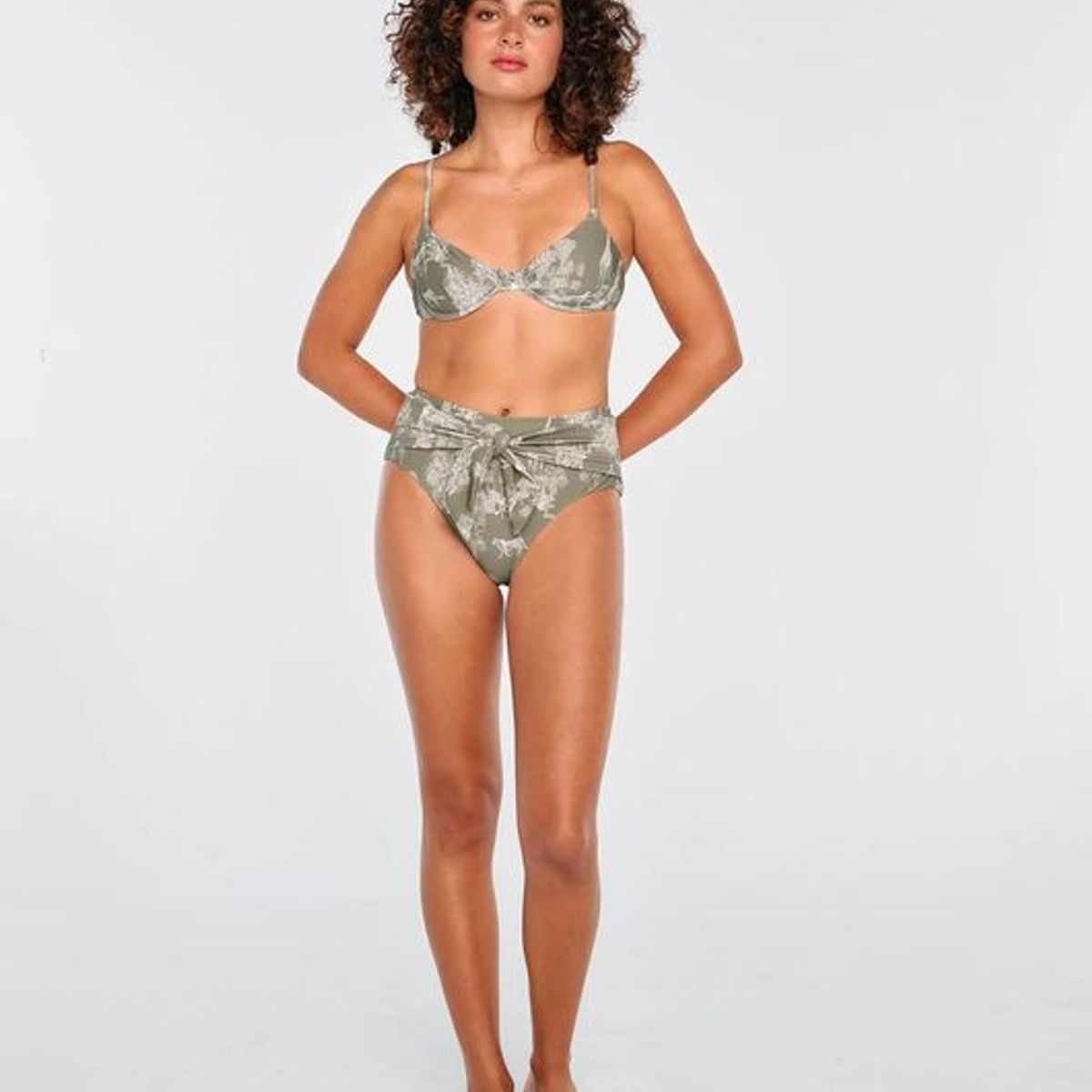 LOUNGE - Bikini Mujer Copa Tiro Alto African Safari LOUNGE