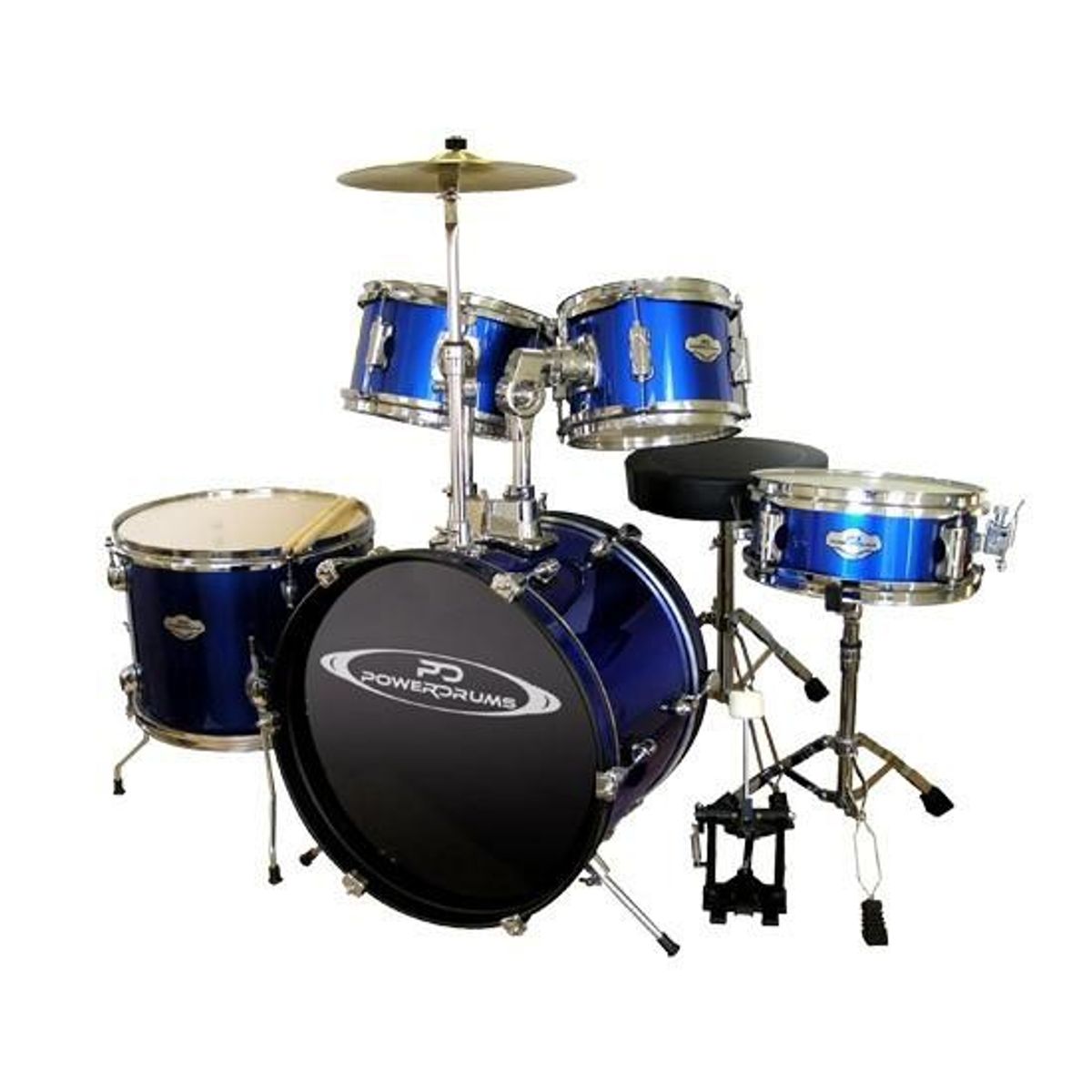 POWERDRUMS - Batería Para Niño Powerdrums PD-03 BL - Azul