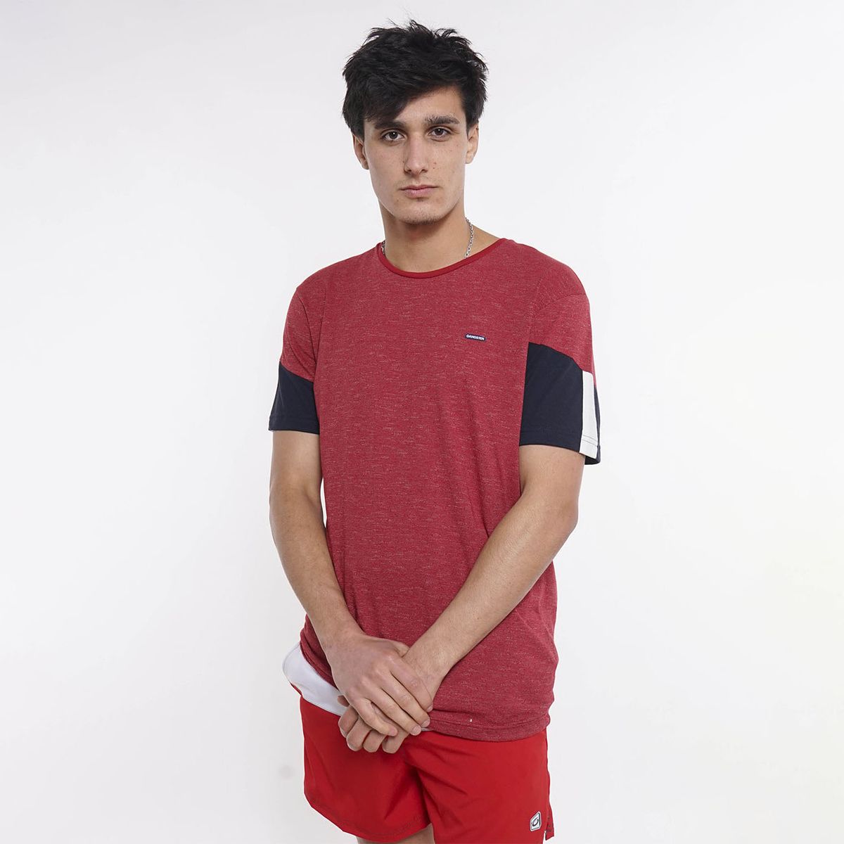 GANGSTER - Polera Mc Especial Commander Rojo Gangster