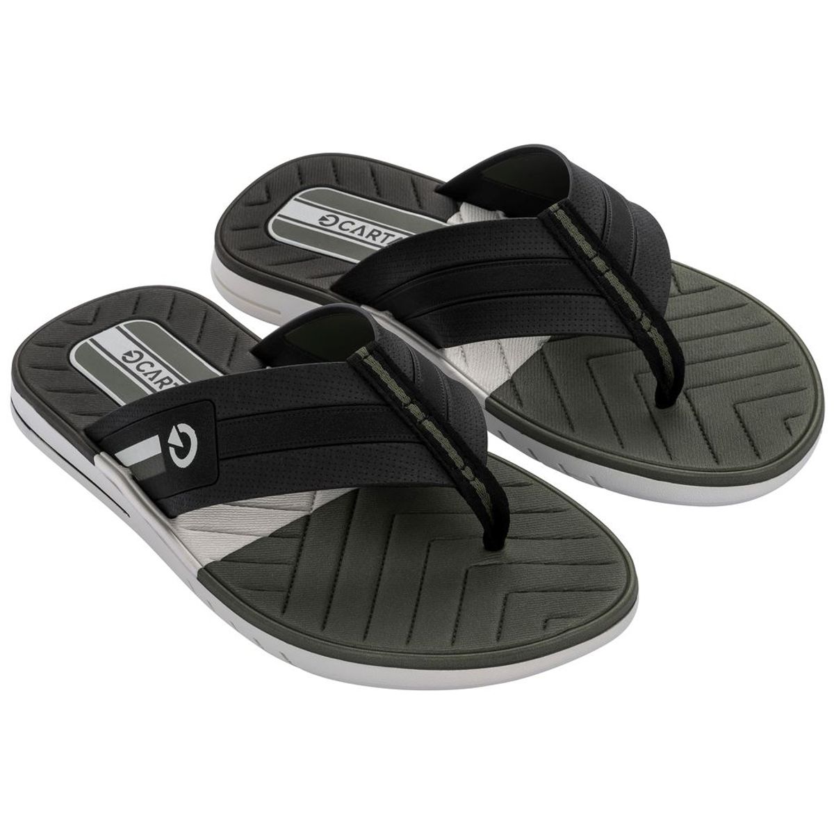 CARTAGO - Sandalia Hombre Negro Sevilla 022 Cartago