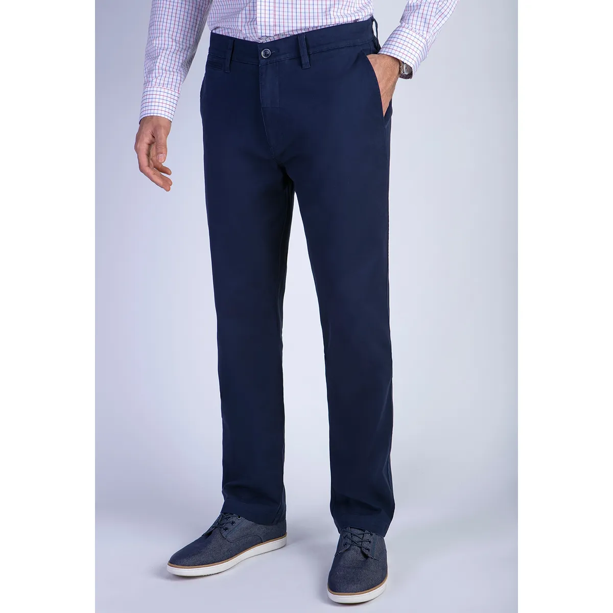 FEROUCH - Pantalon Twill Regular L/31 Azul Ferouch
