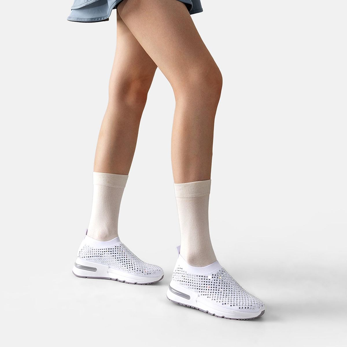 WEIDE - Zapatilla Deportiva Blanca Mujer Weide TFA181